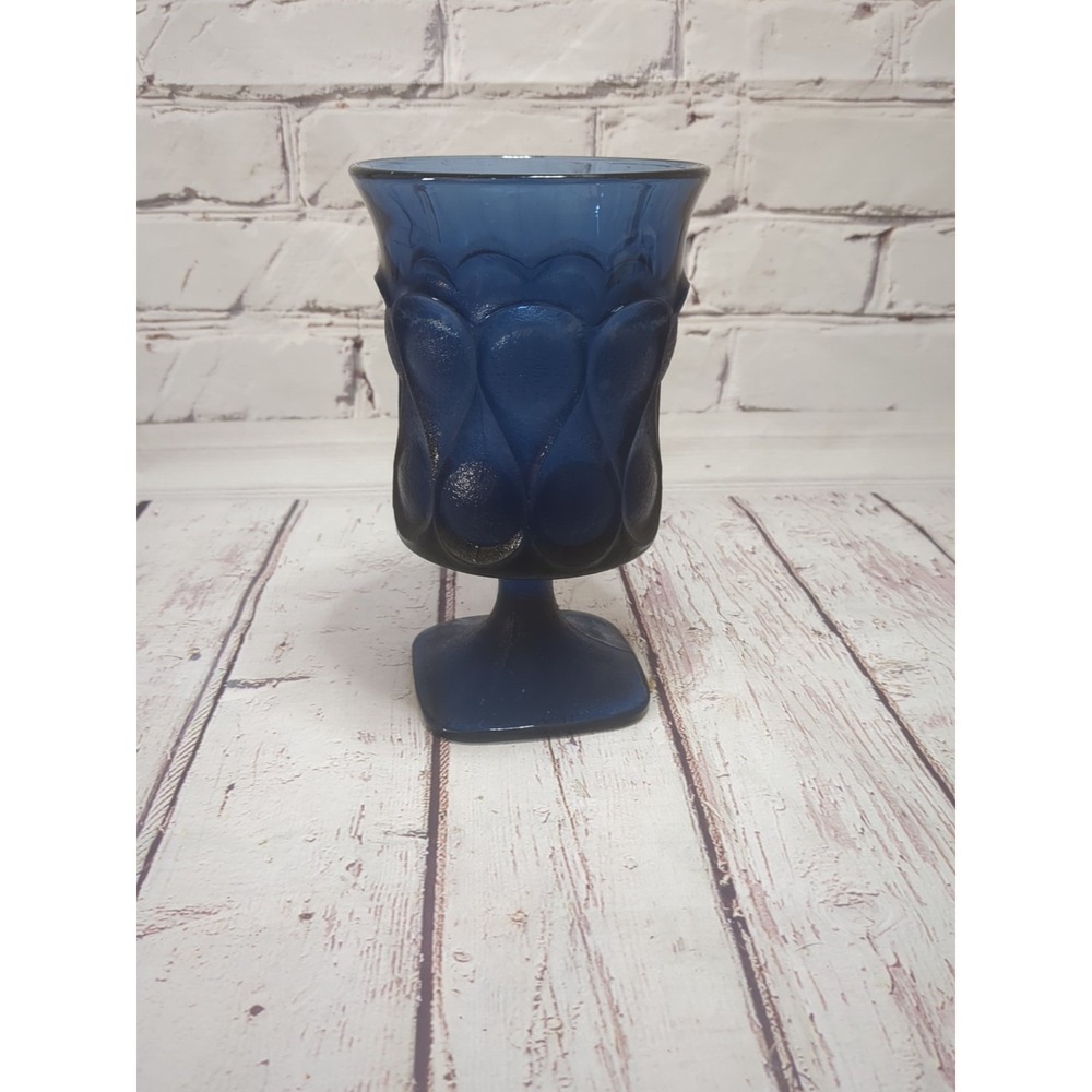 Vintage Noritake Spotlight Blue Lg‎ Goblet Sq Base Teardrop Design Replacement